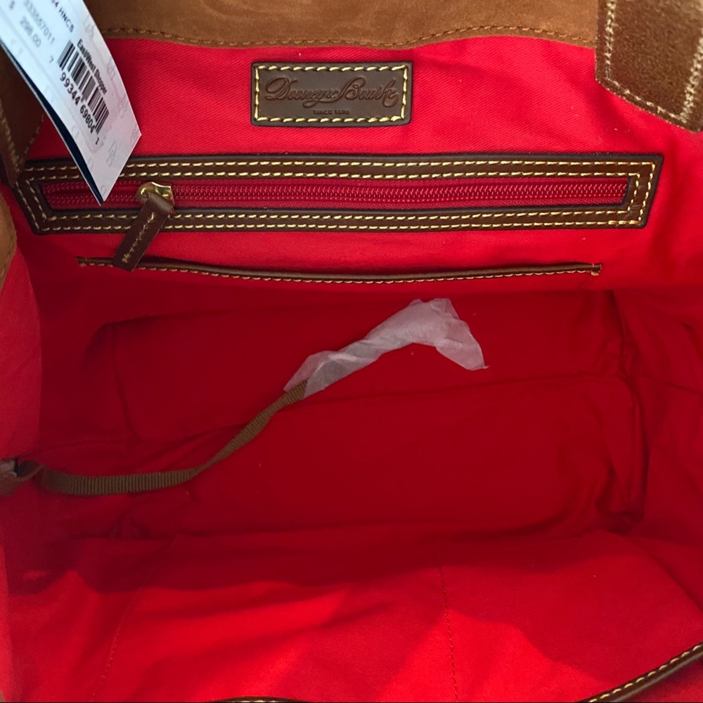 Dooney & Bourke Honey Suede East West Shopper - Picture 4 of 12